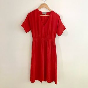 Everlane Red Midi Dress